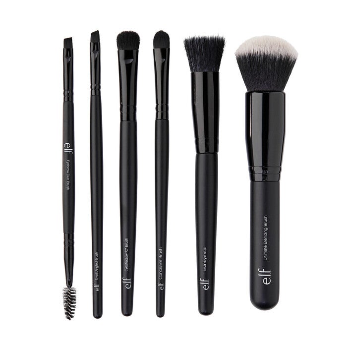 elf flawless face 6 piece brush collection