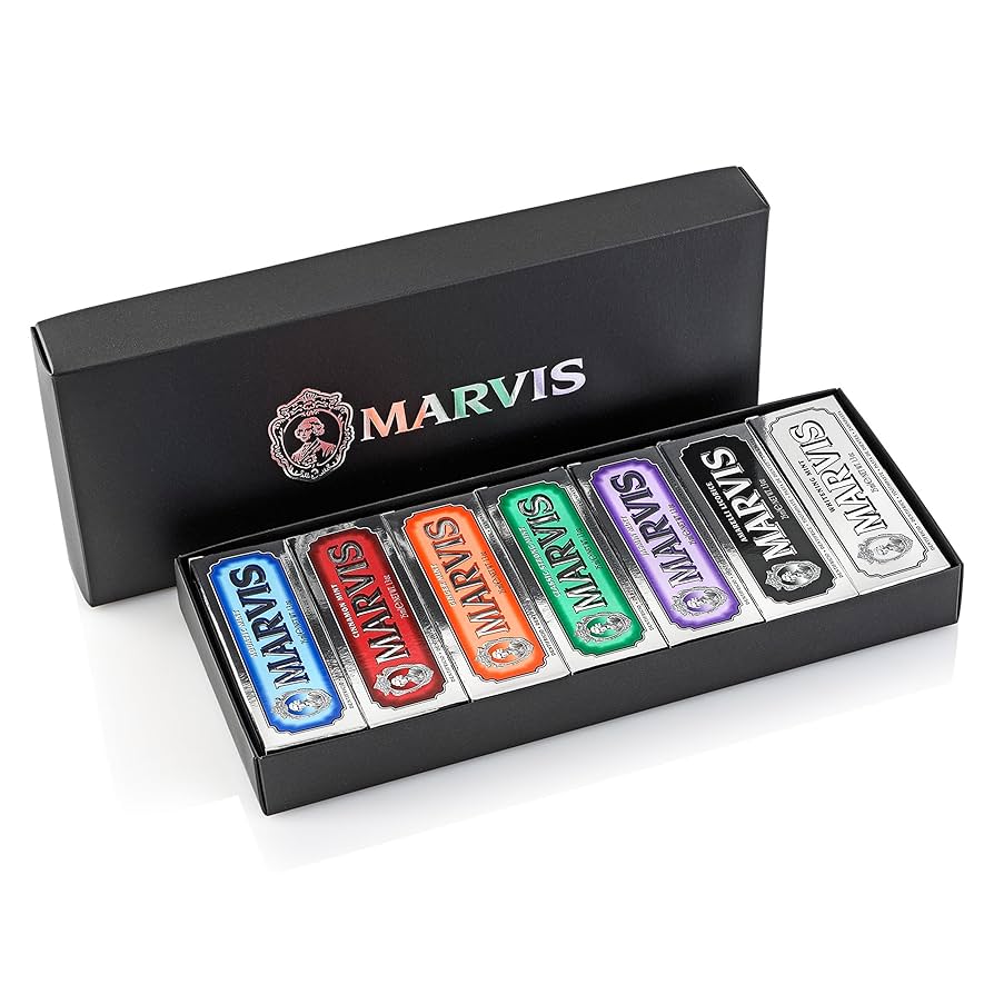 Marvis Toothpaste 7 Flavour Collection, 25 ml (Pack of 7