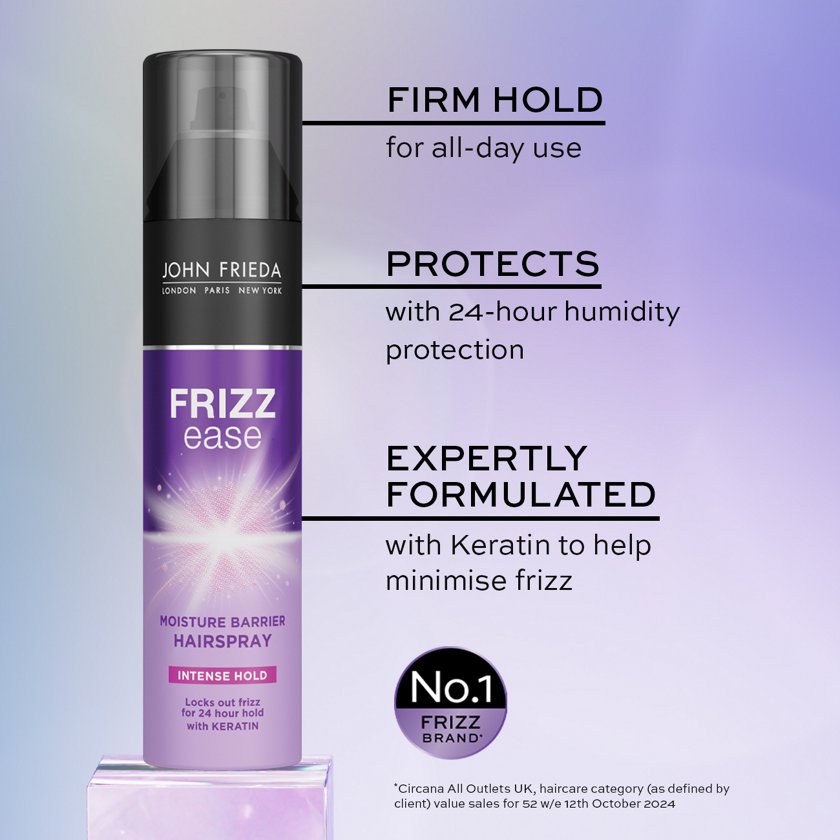 John Frieda Frizz Ease Moisture Barrier Intense Hold Hairspray-75ml