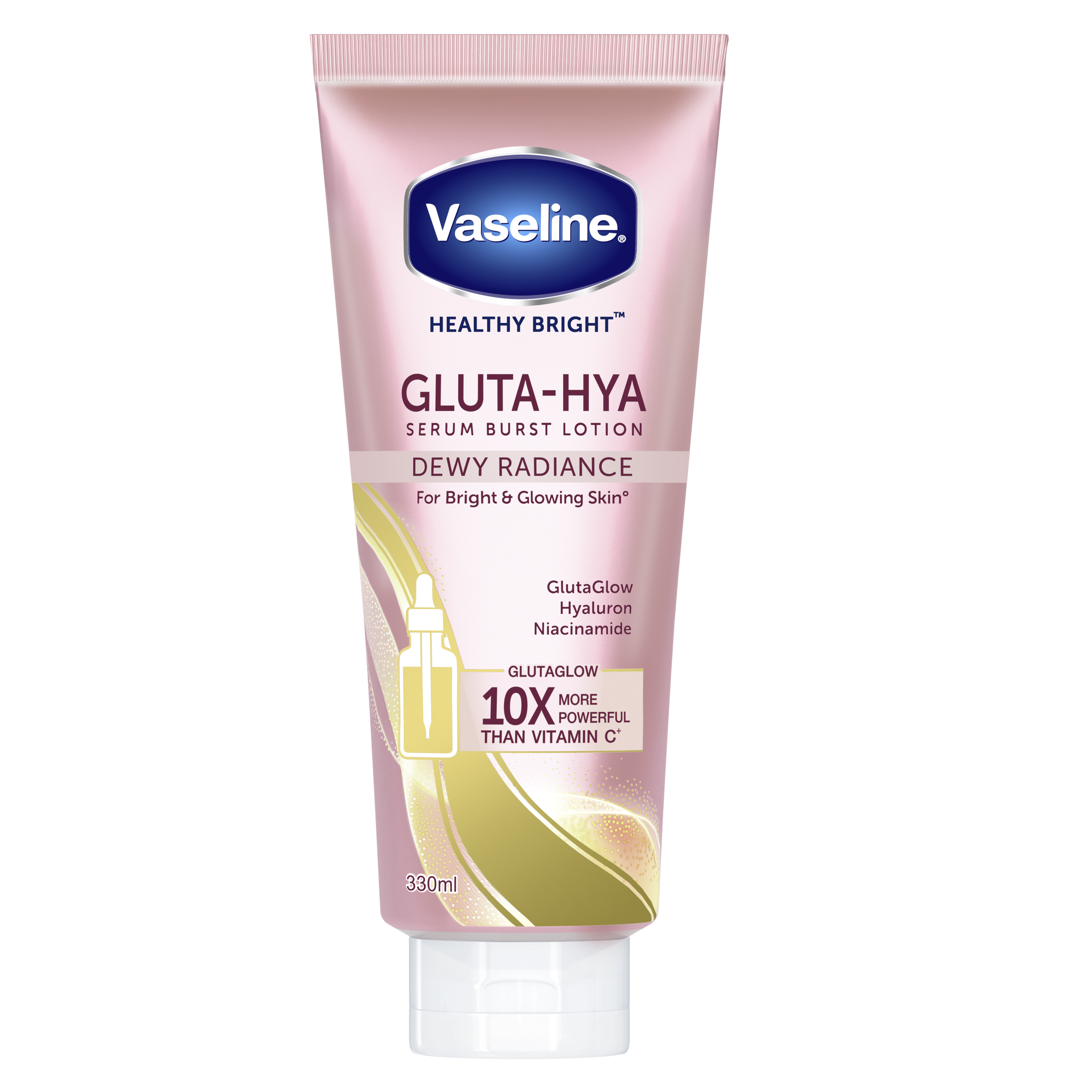 Vaseline Gluta-Hya Dewy Radiance Serum Burst Body Lotion-330ml