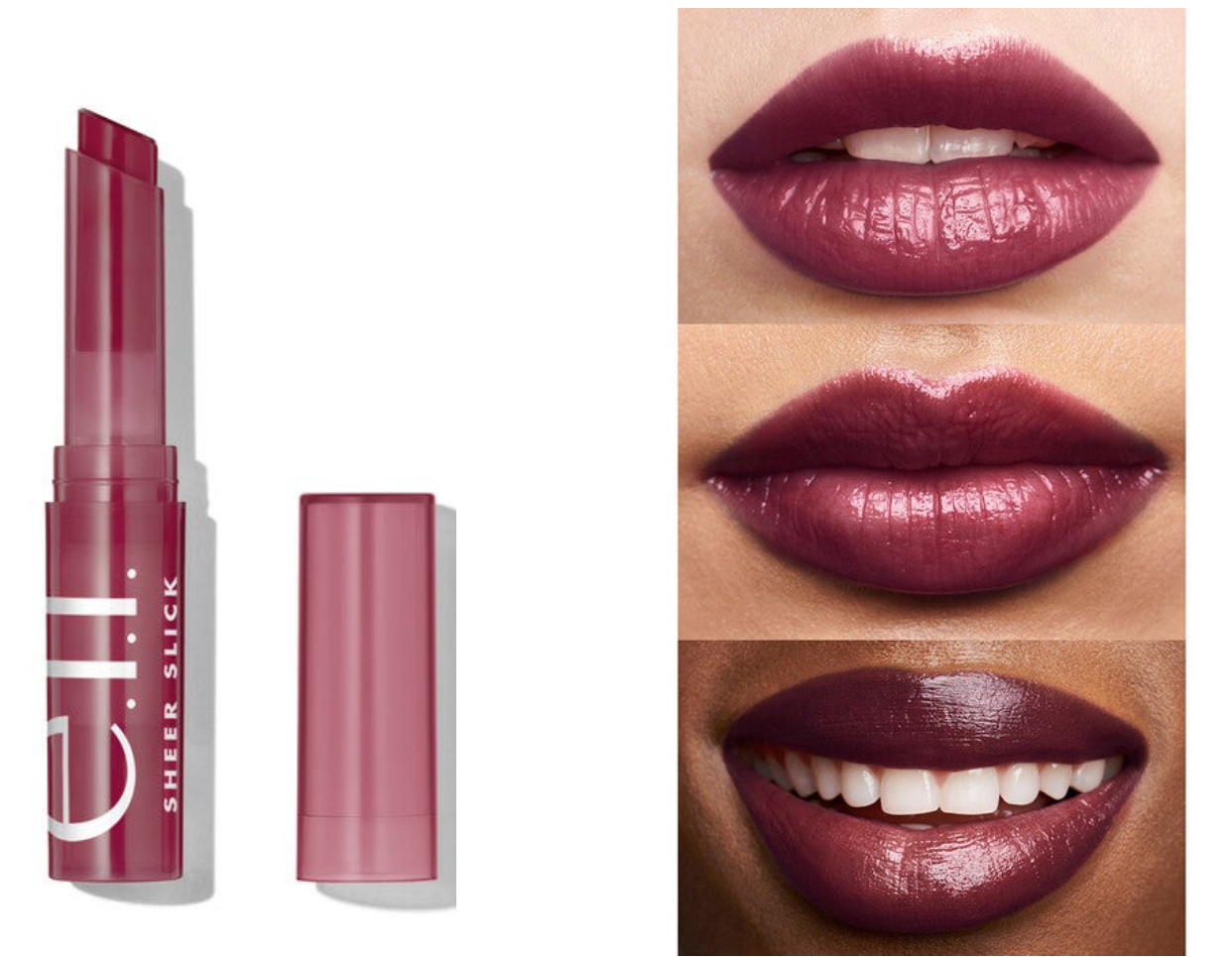 Elf Sheer Slick Lipstick-Black Cherry