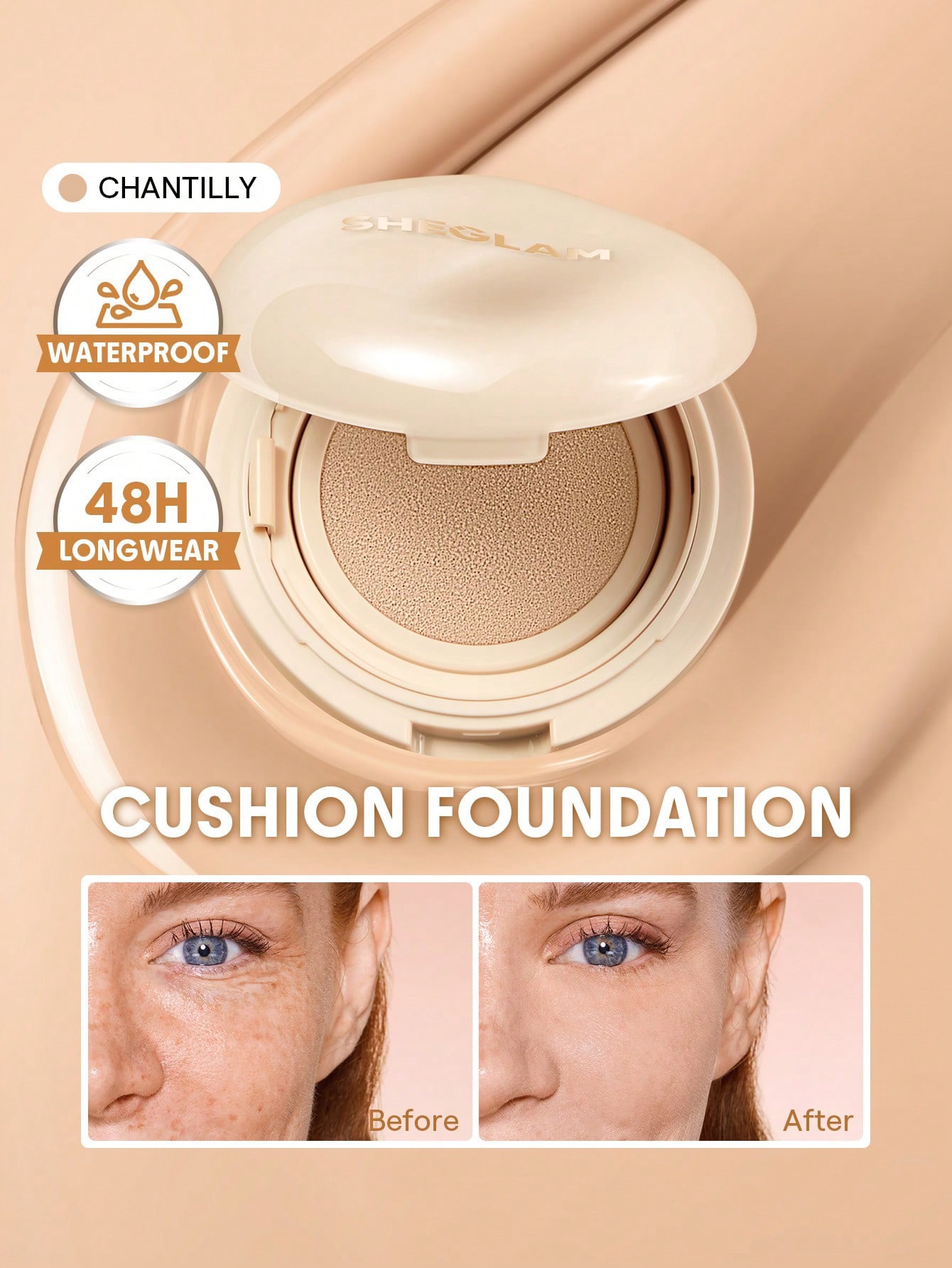 Sheglam -Cushion Foundation-chantilly
