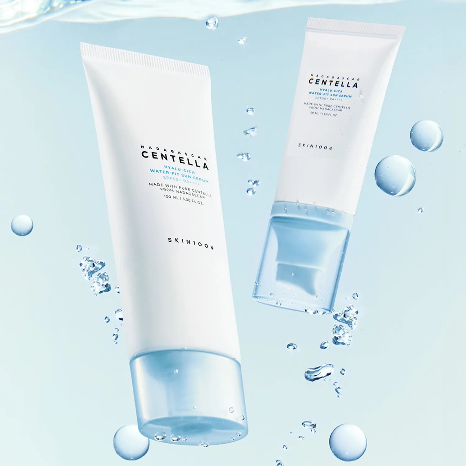 Centella - skin1004 Madagascar Centella Hyalu-Cica Water-Fit Sun Serum spf 50-100ml