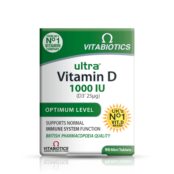 Ultra  Vitamin D by Vitabiotics Vitamin D 1000 Tablets x 96