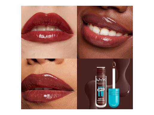 Nyx Professional Makeup Lip IV Hydrating Glossy Lip Stain-mocha me wet