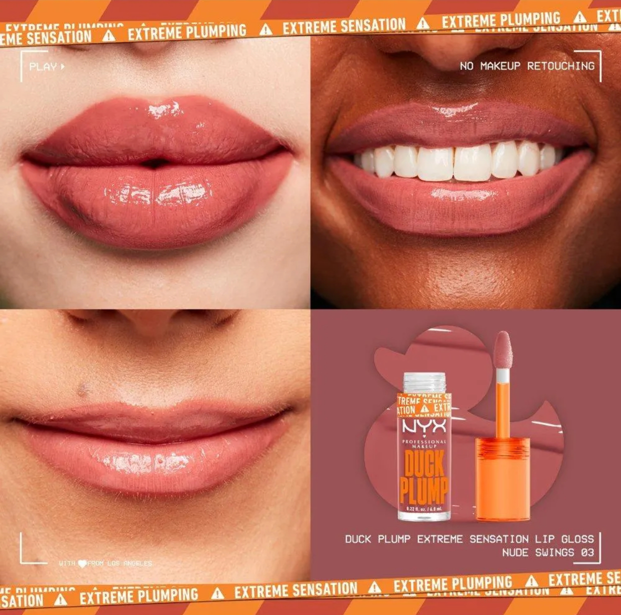 Nyx-Duck Plump High Pigment Lip Plumping Gloss-nude swings 