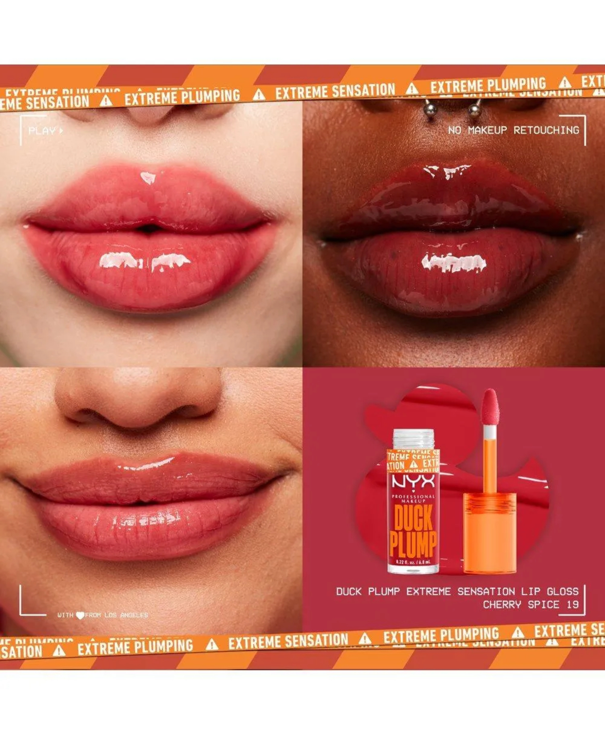 Nyx-Duck Plump High Pigment Lip Plumping Gloss-cherry spice