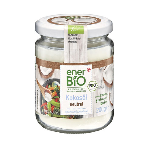 Rossman ener bio Kokosöl nativ kaltgepresst Coconut Oil-200g