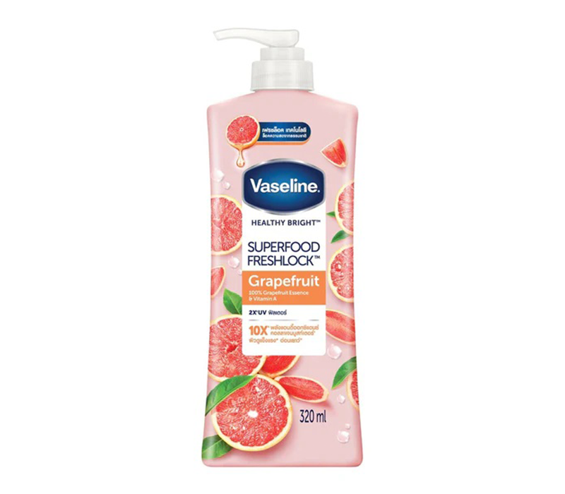 Vaseline Healthy Bright Superfood Freshlock Grapefruit-320ml