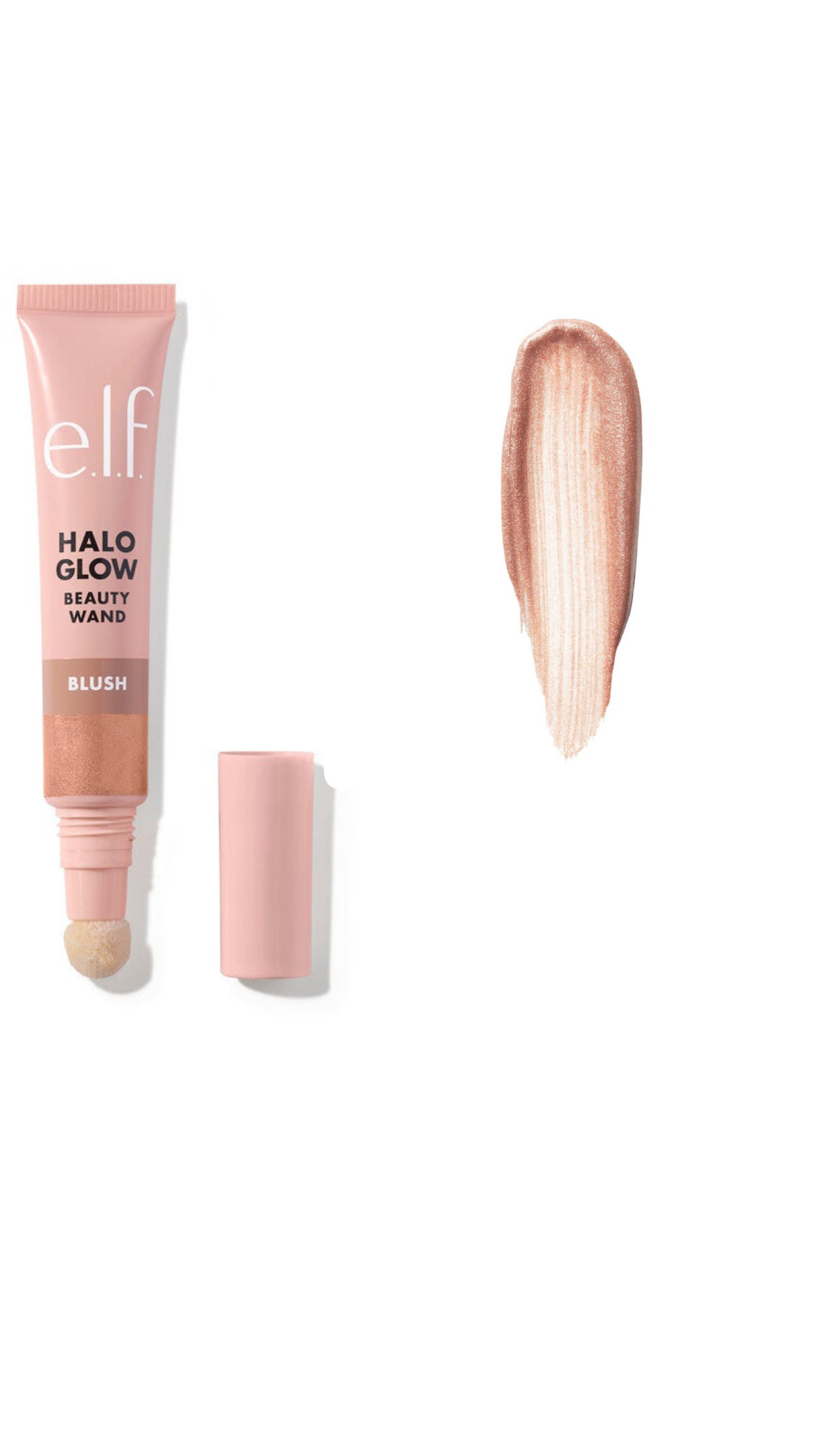 Elf Halo Glow Blush Beauty Wand-Candlelit