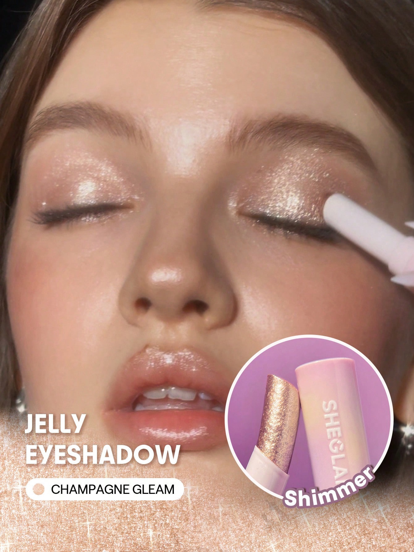Sheglam-Crystal Jelly Glaze Stick-Champagne gleam