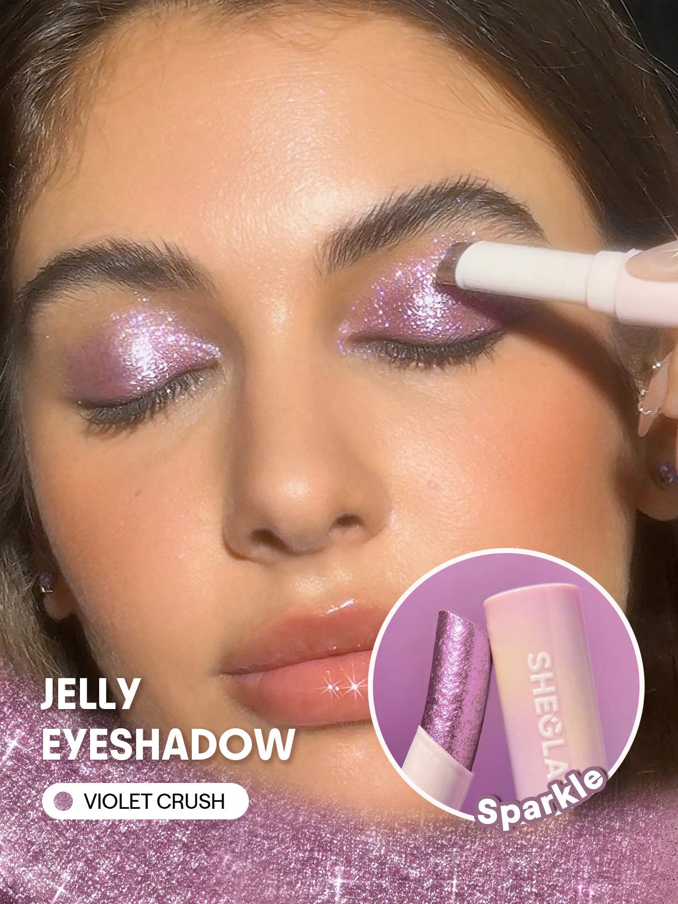 Sheglam-Crystal Jelly Glaze Stick-violet crush