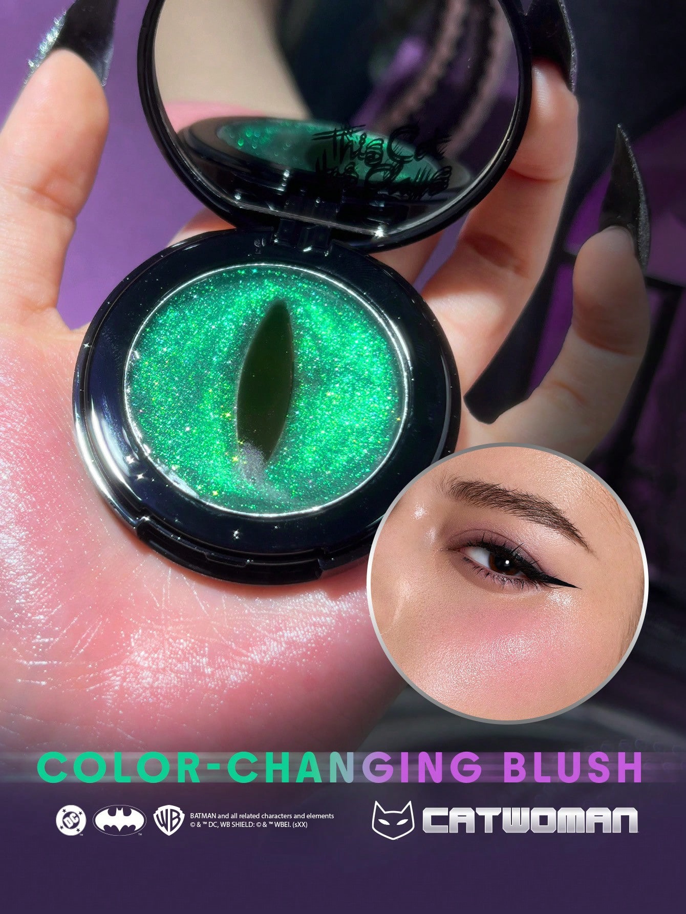 Sheglam black cat color blush-changing blush