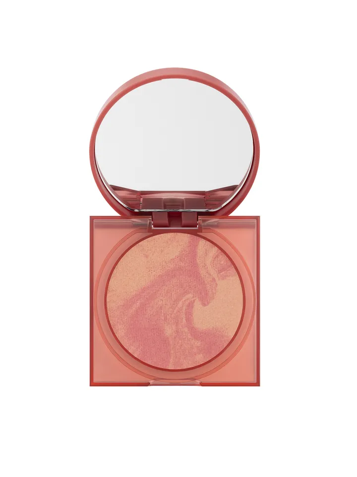 Huda beauty GloWish Cheeky Vegan Blush Powder-sassy saffron