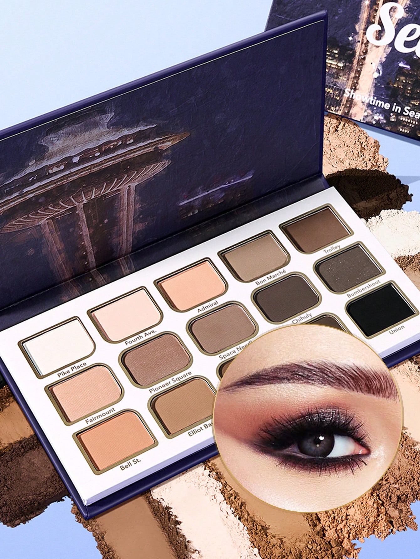 Sheglam 15-Pan Palette- eyshadow Show time in seattle