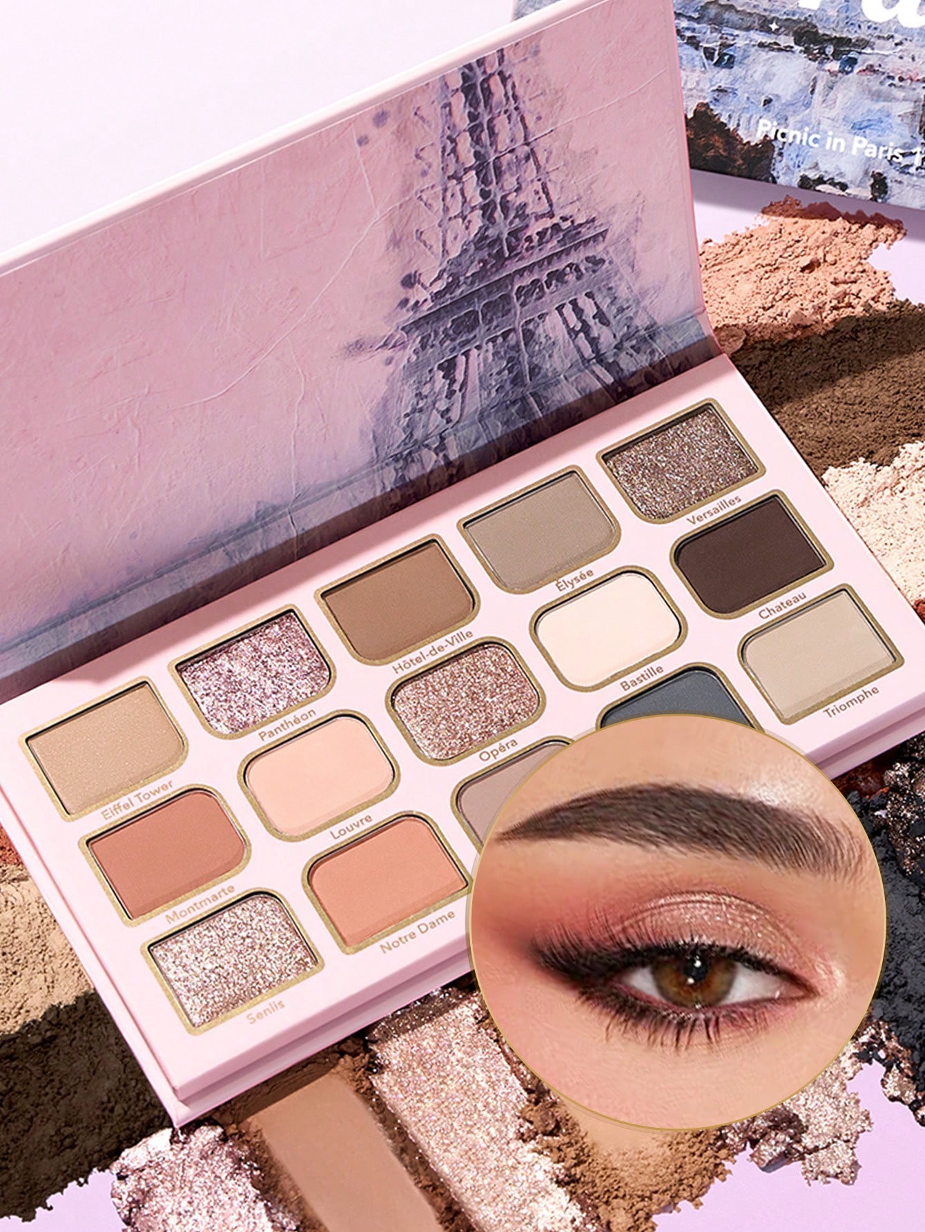 Sheglam 15-Pan eyeshadow Palette-Picnic in paris 