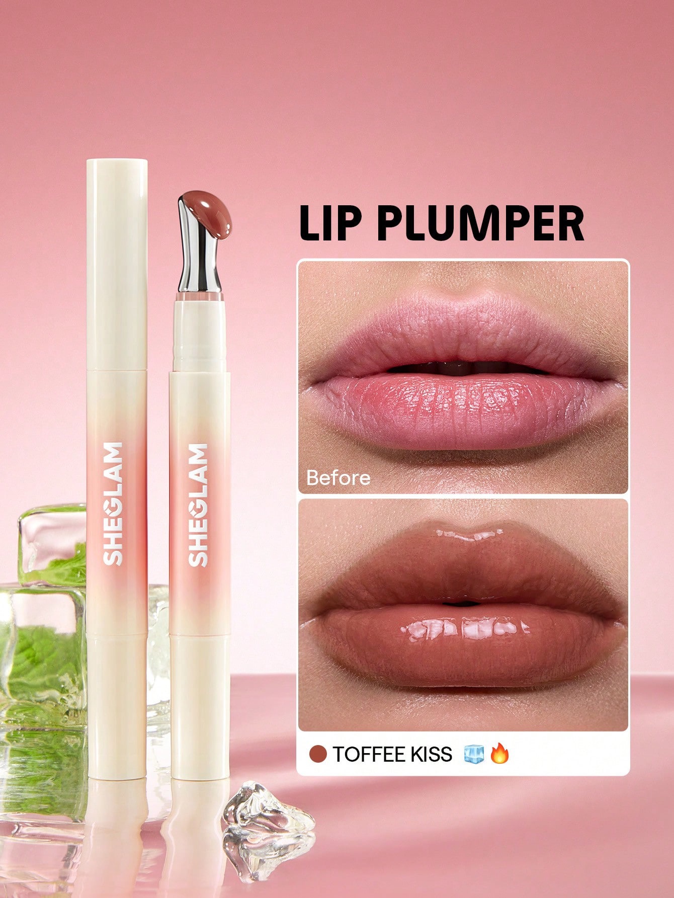 sheglam Bold Booster Lip Plumper-toffee kiss