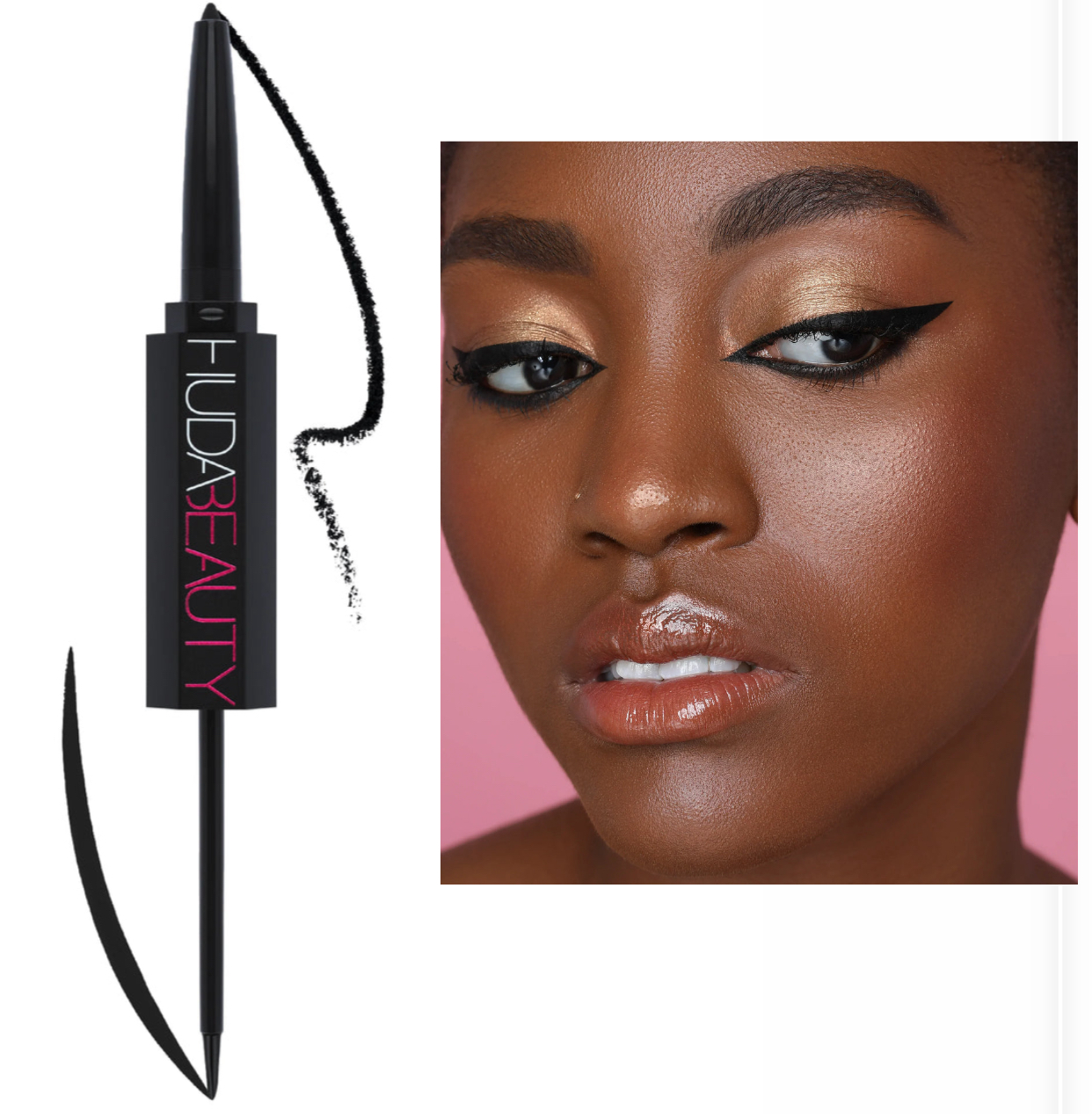 Huda beauty Duo Pencil & Liquid Eyeliner 