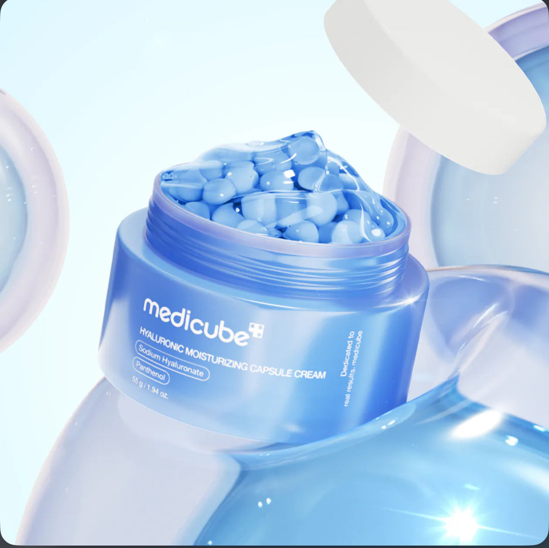 medicube hyaluronic moisturizing capsule cream-55g