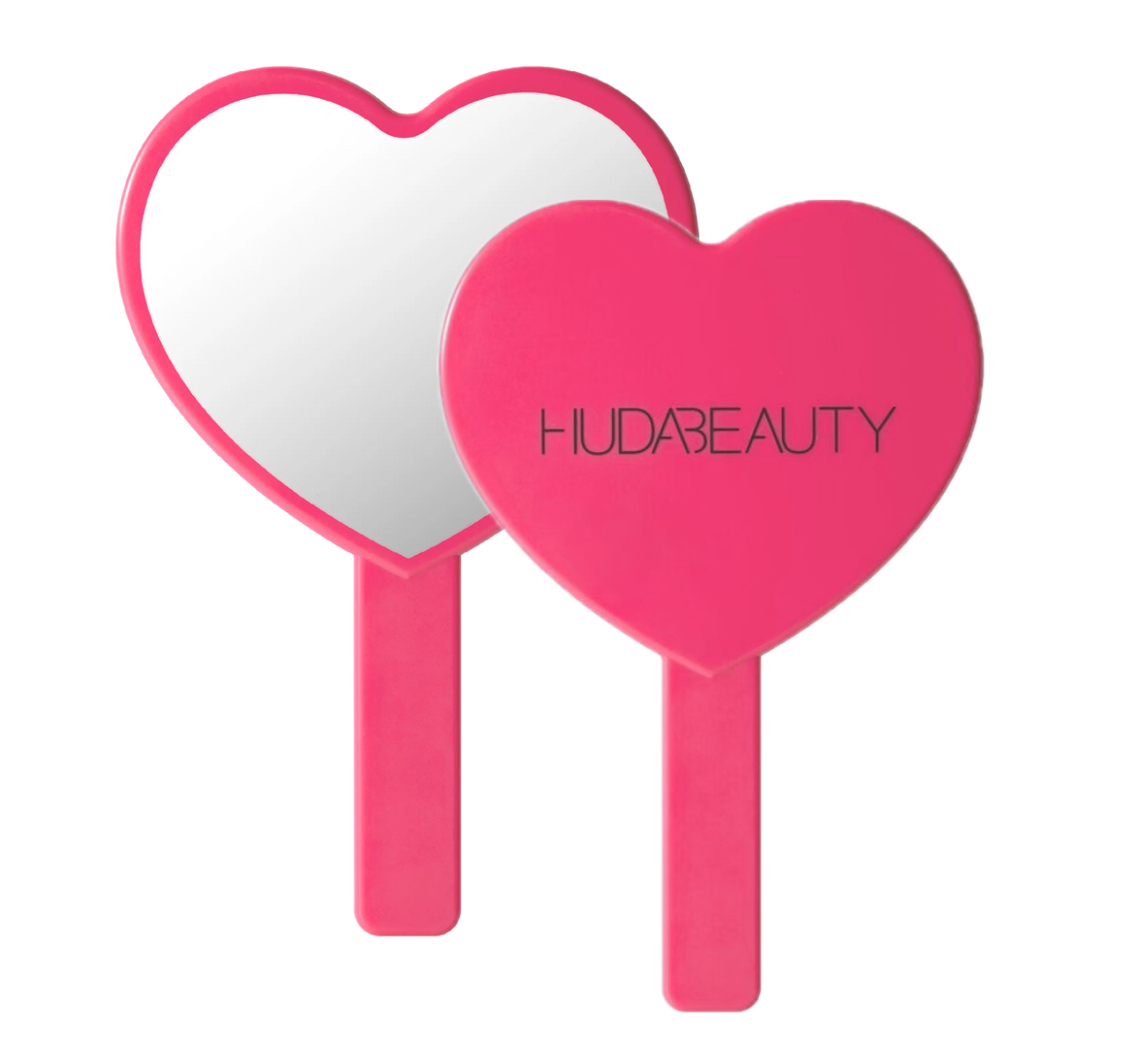 Huda beauty Heart Shaped Mirror hot pink-small size