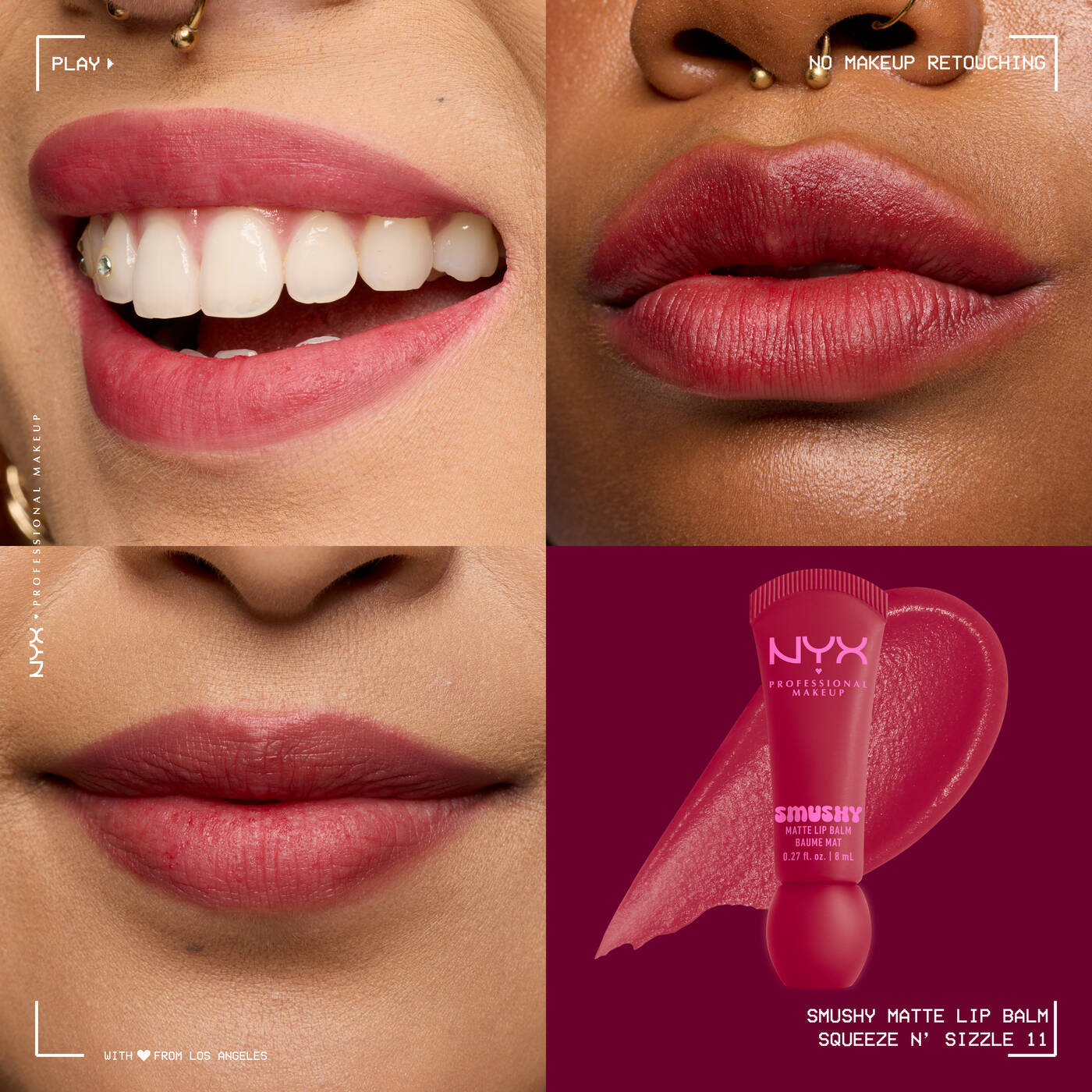 nyx smushy matte lip balm-squeeze N sizzle 