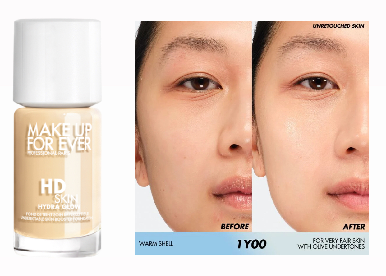 Makeup forever-Hydrating liquid foundation-1y00-warm shell