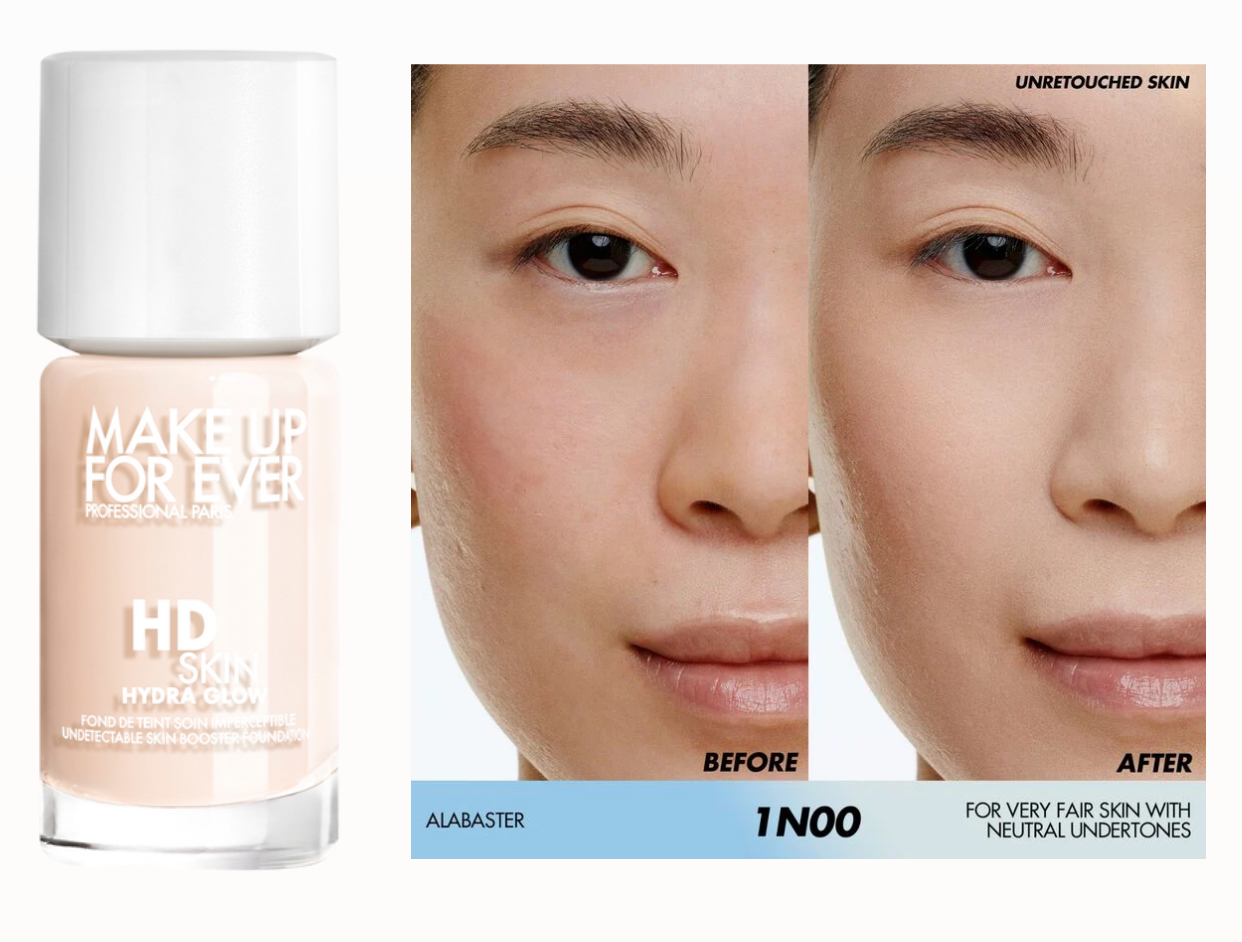 Makeup forever-Hydrating liquid foundation-1n00 alabaster 