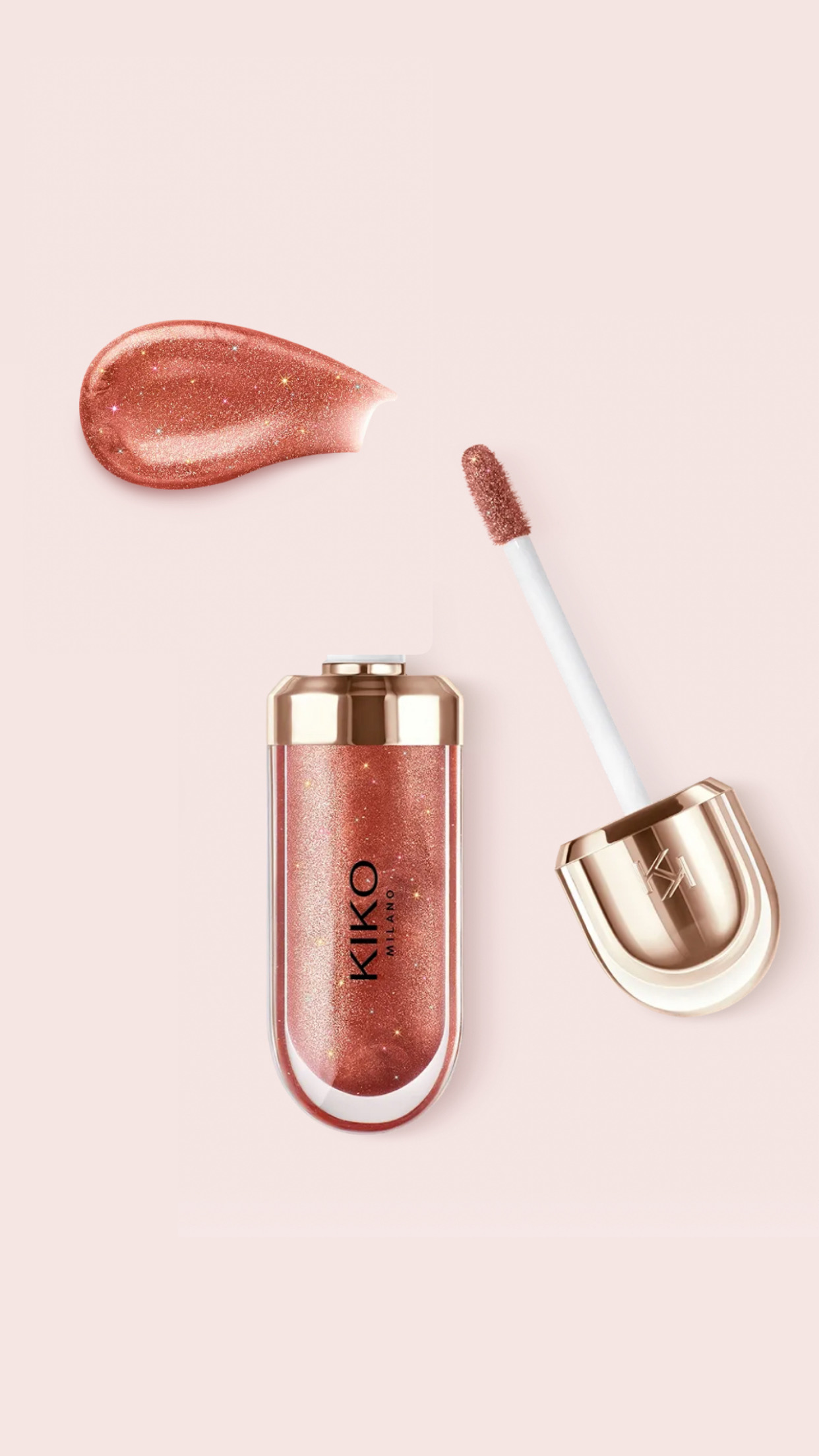 Kiko-3d Hydra Lipgloss -45 Enchanting Rosewood