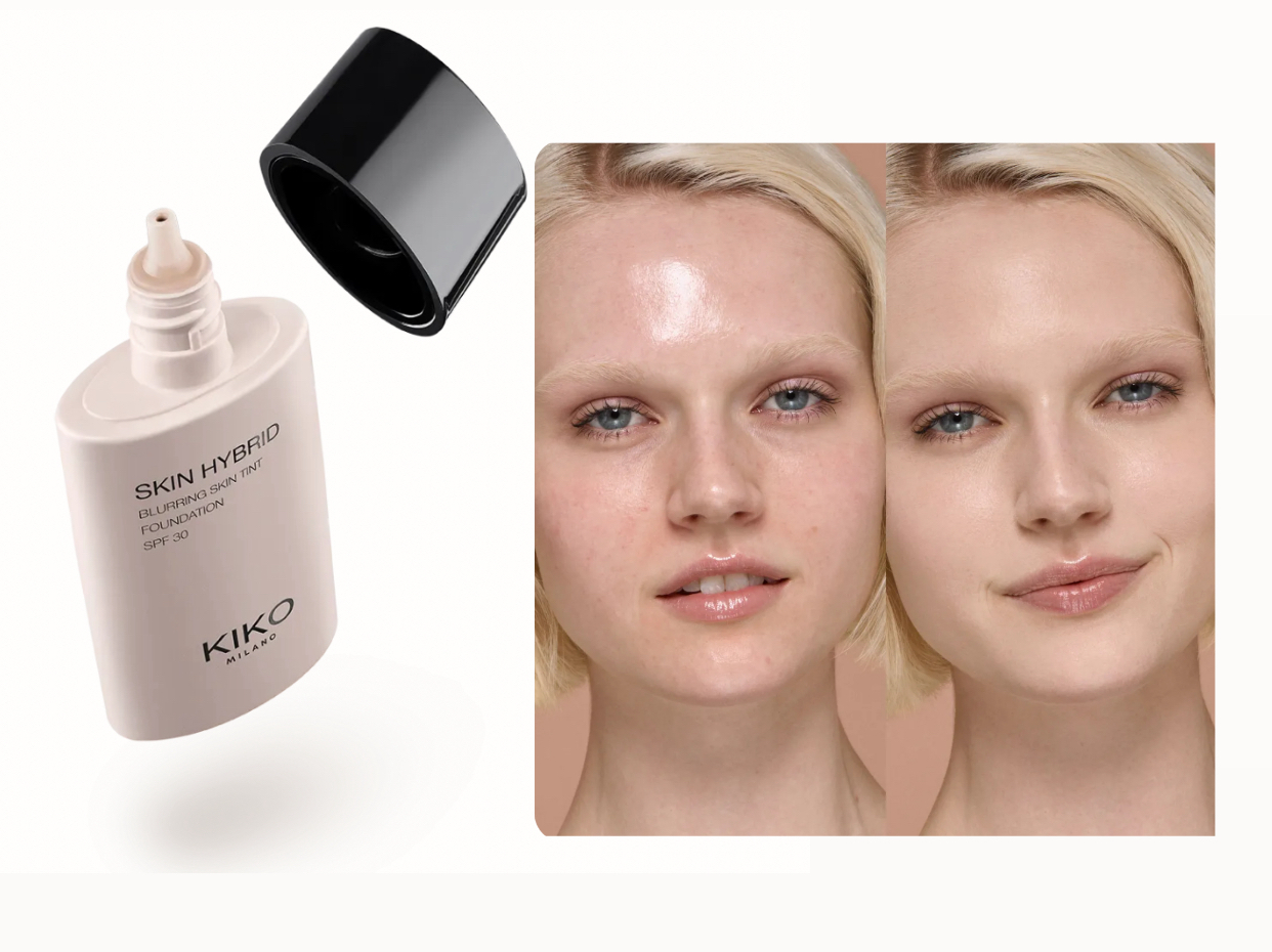 Kiko-kiko-Skin Hybrid Blurring Skin Tint Foundatio—01 porcelain 