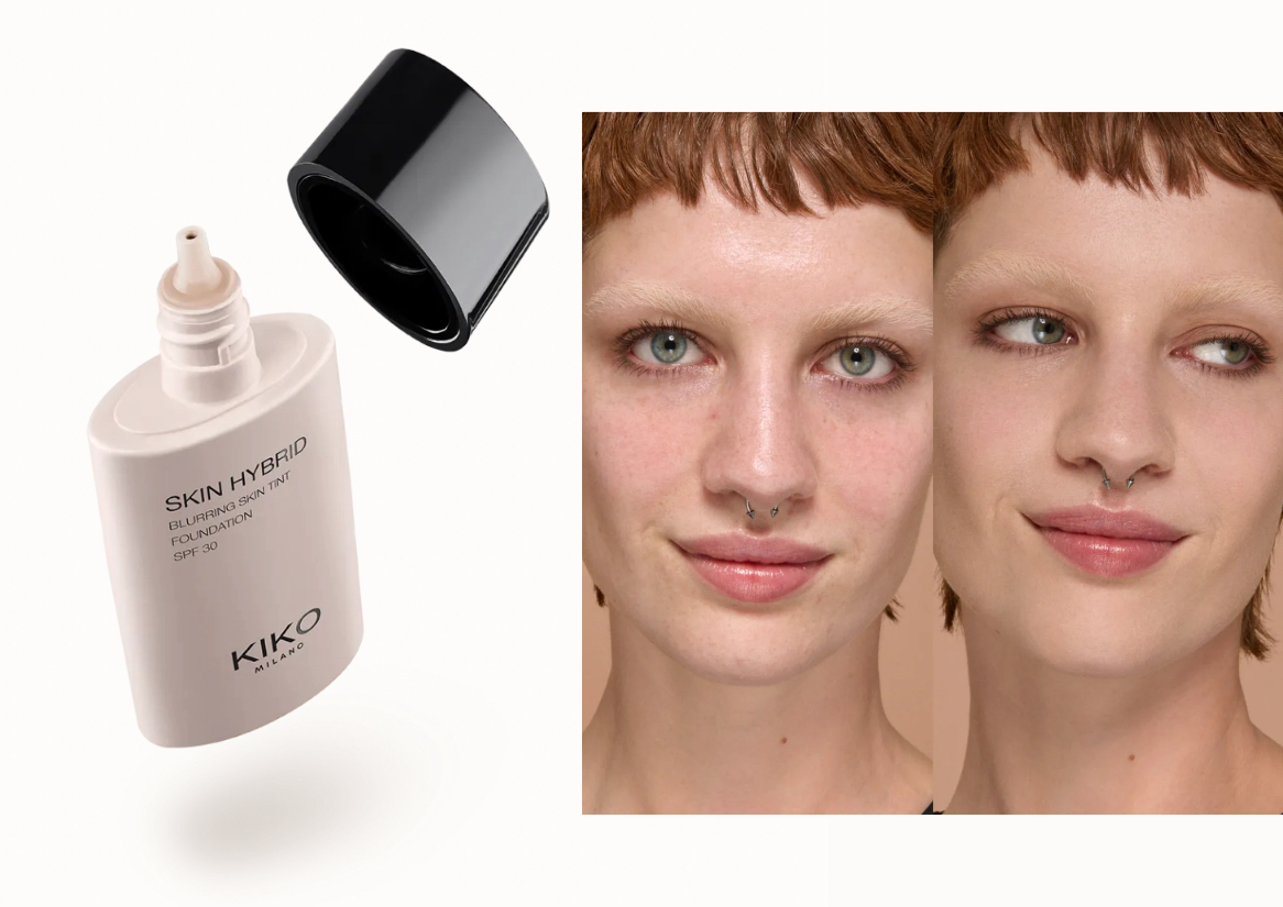 Kiko-Skin Hybrid Blurring Skin Tint Foundatio—02 ivory 