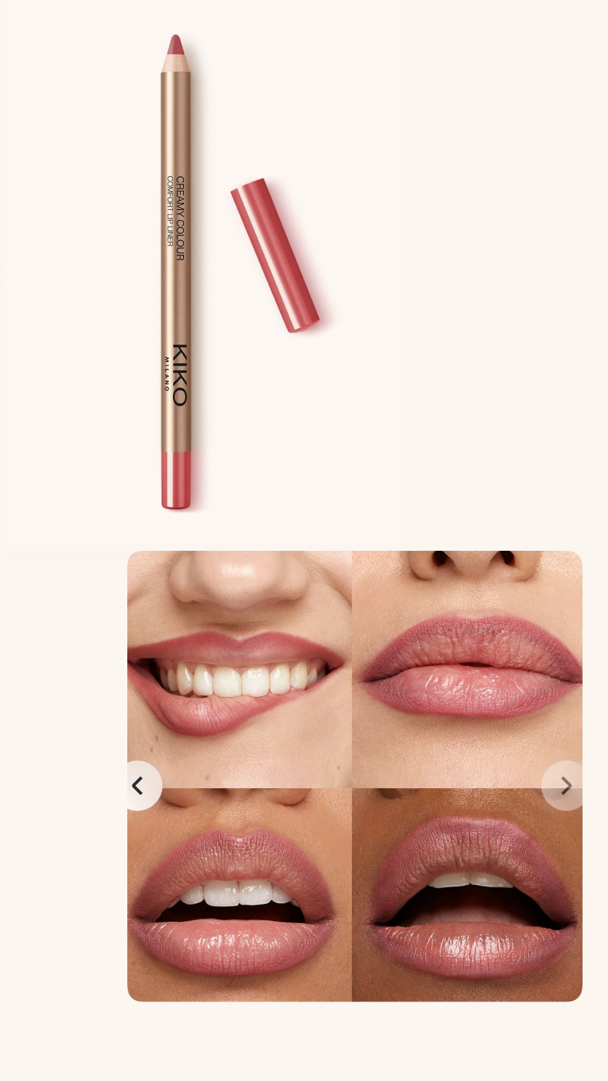 Kiko-Creamy Colour Comfort Lip Line-07 Mocaccino