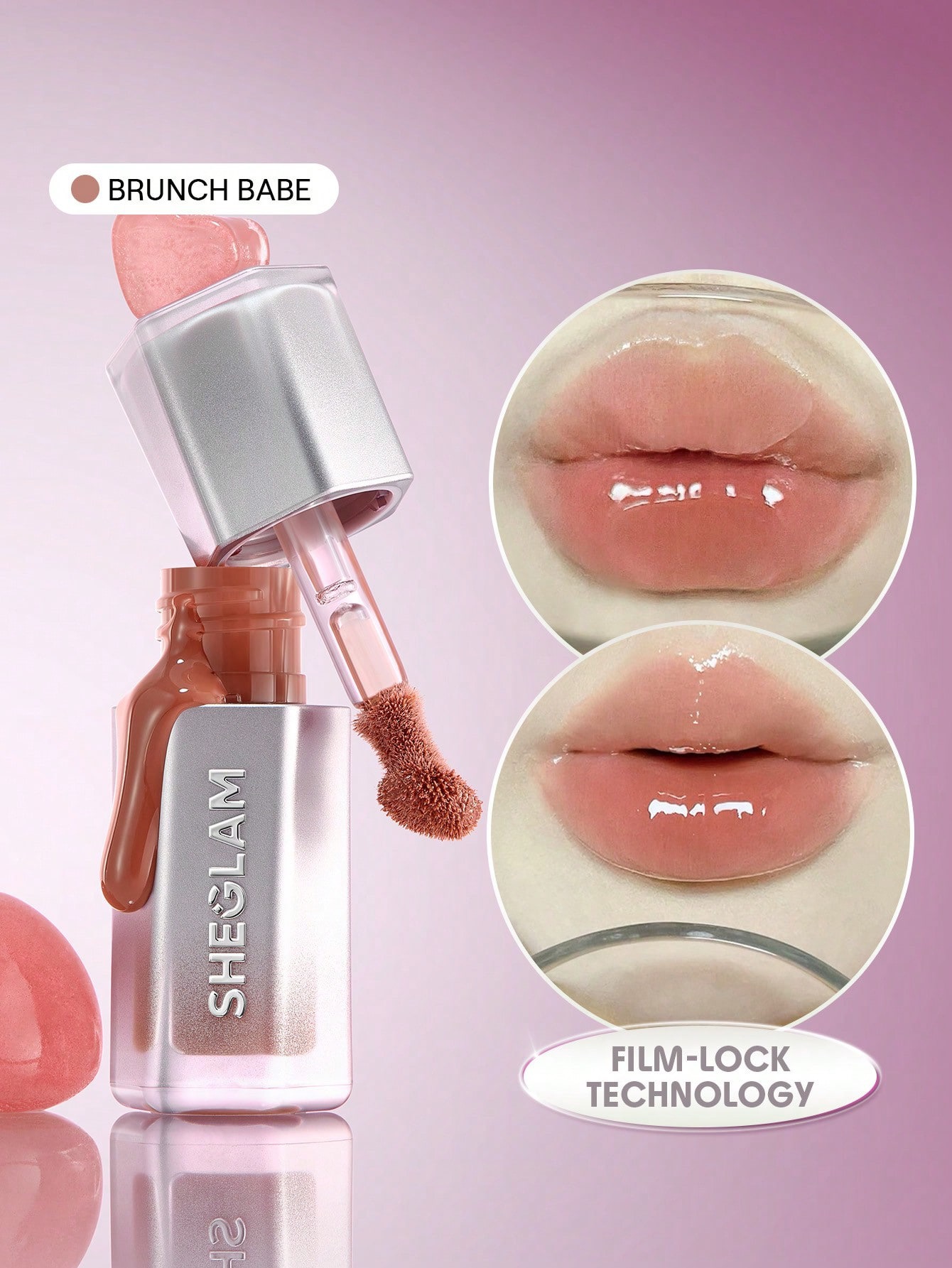 Sheglam- lock air gloss-brunch babe 