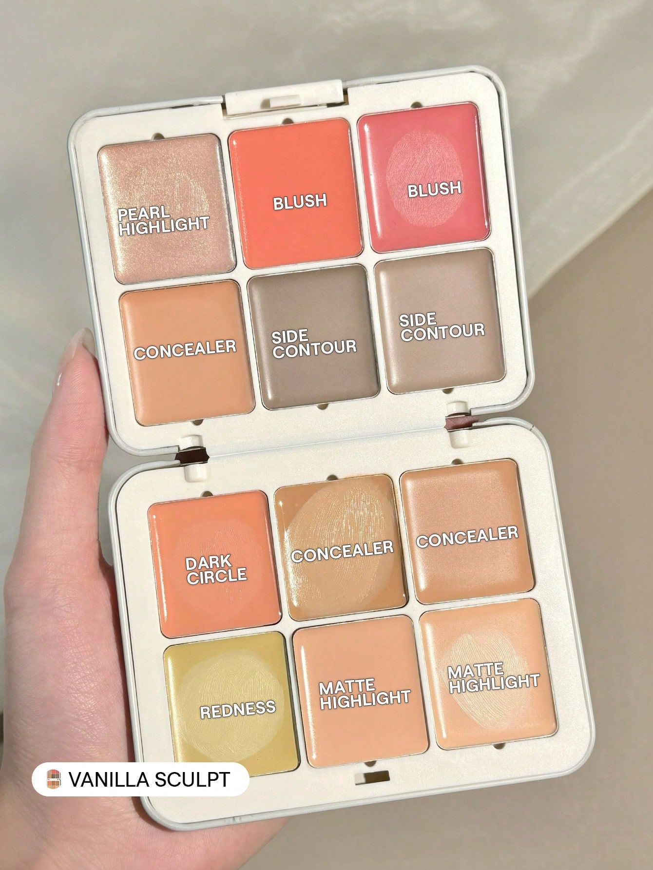 Sheglam About That Face Multifunctional Face Palette-vanilla sculpt