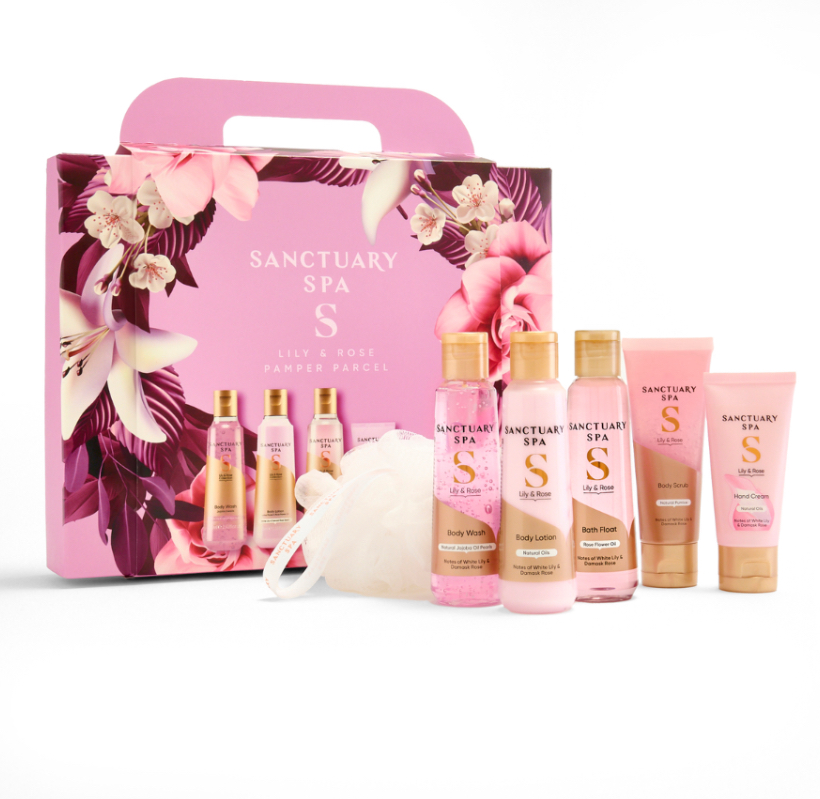 sanctuary spa lily & rose perfect pamper parcel