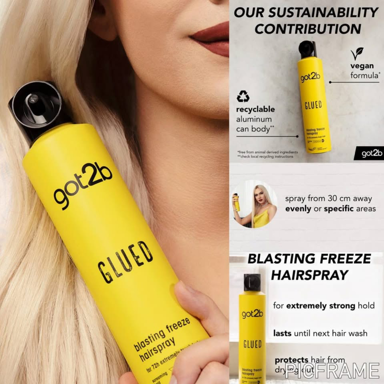 got2b Glued Blasting Freeze Hairspray 300 ml,
