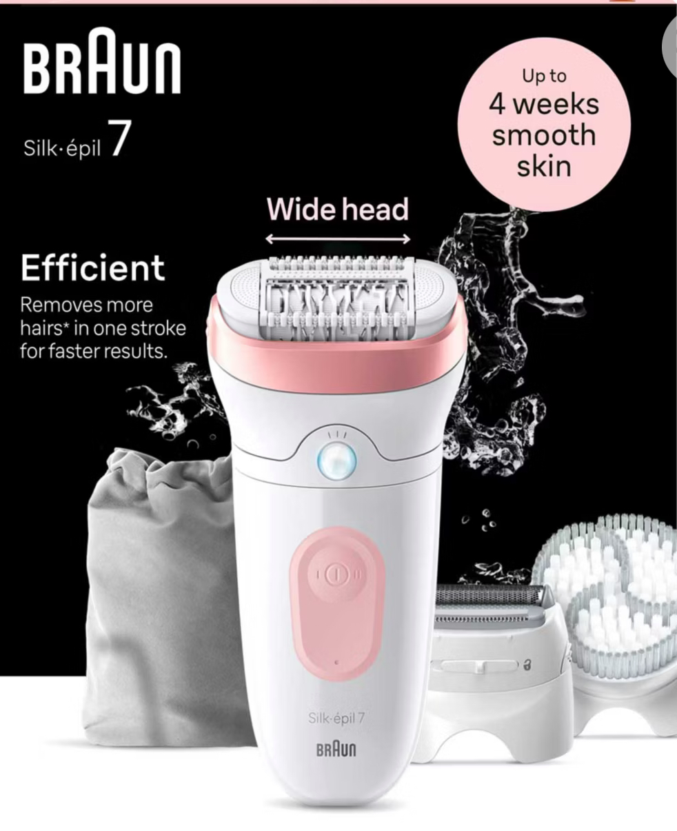 Braun Silk-épil 7, Epilator For Easy Hair Removal