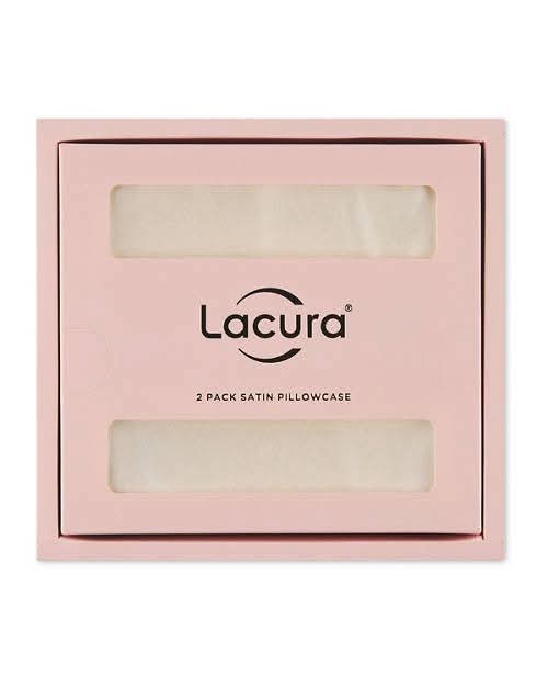 Lacura Satin PillowCase-off-white
