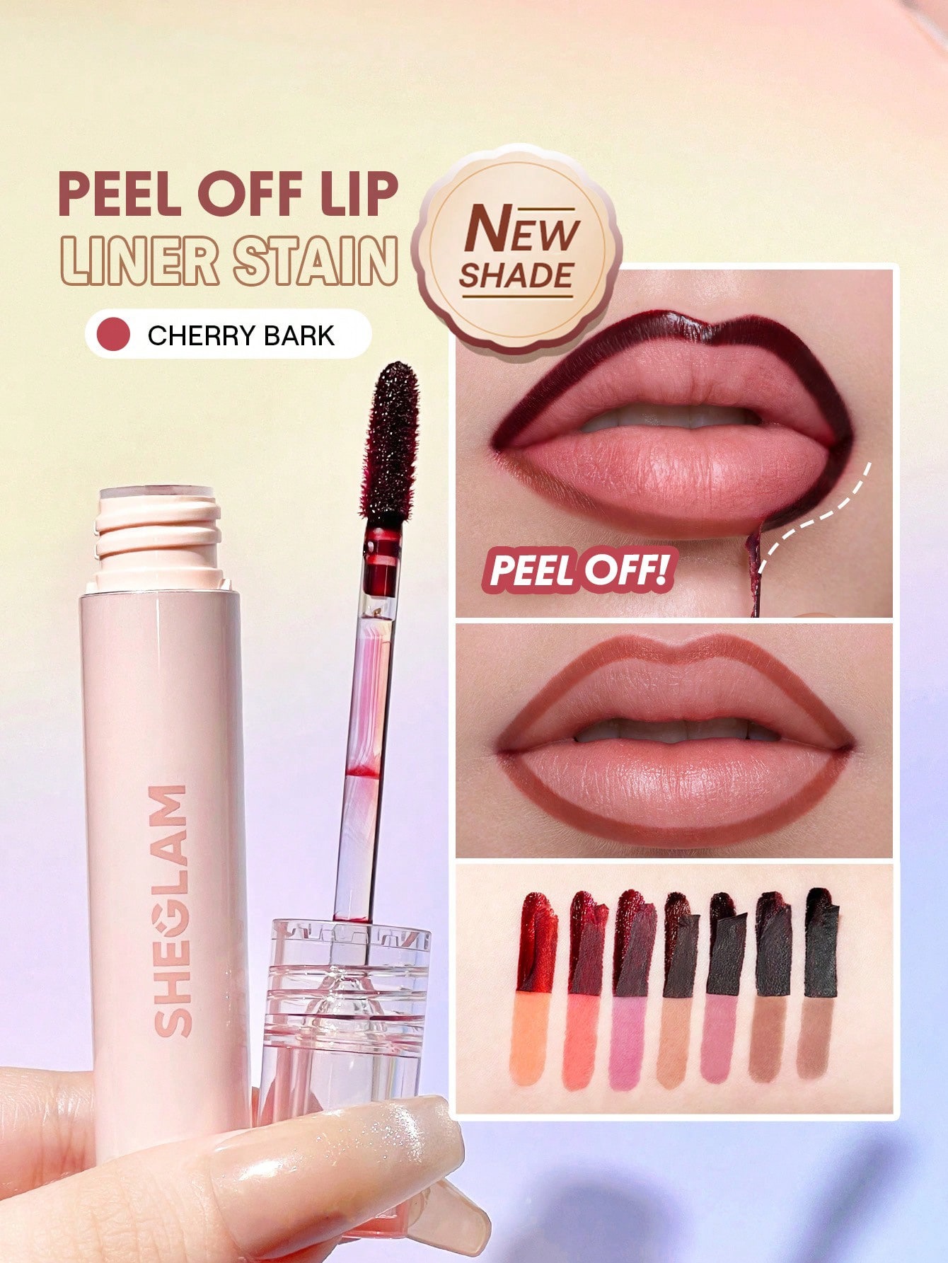 Sheglam-Fall In Line Peel Off Lip Liner Stain-cherry bark