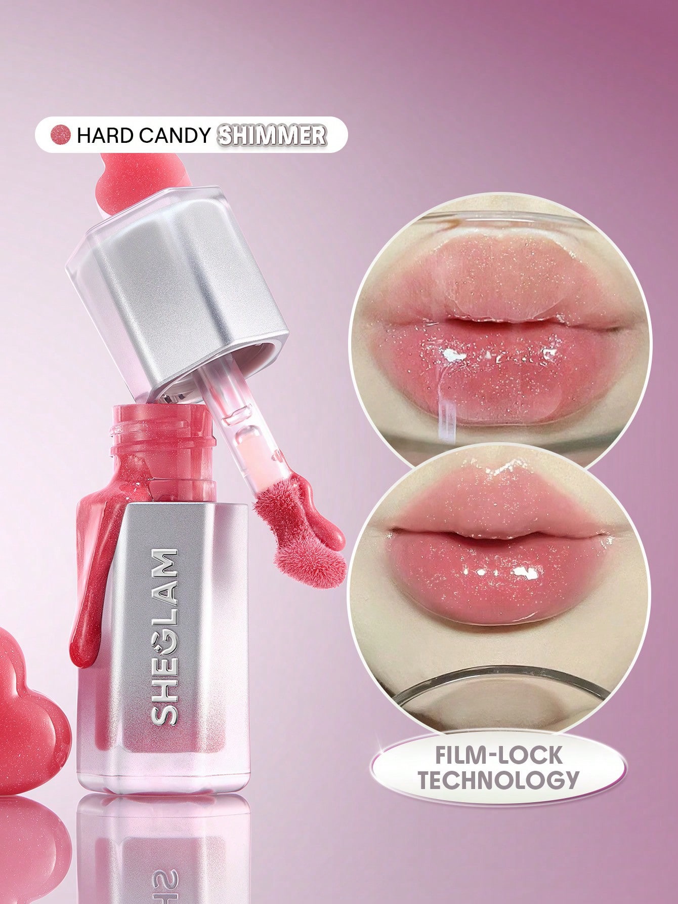 Sheglam- lock air gloss-hard candy 