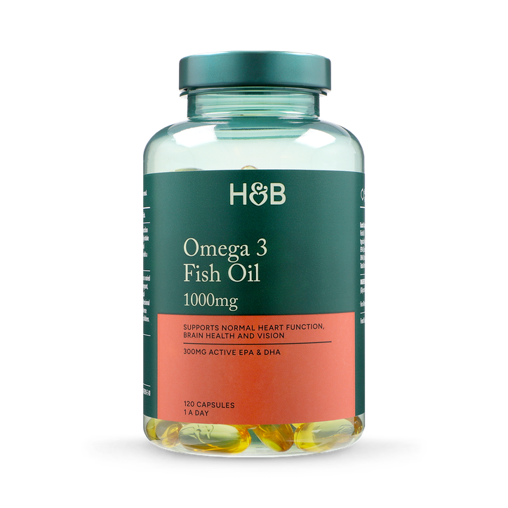 Holland & Barrett Omega 3 Fish Oil 1000mg 120 Capsules