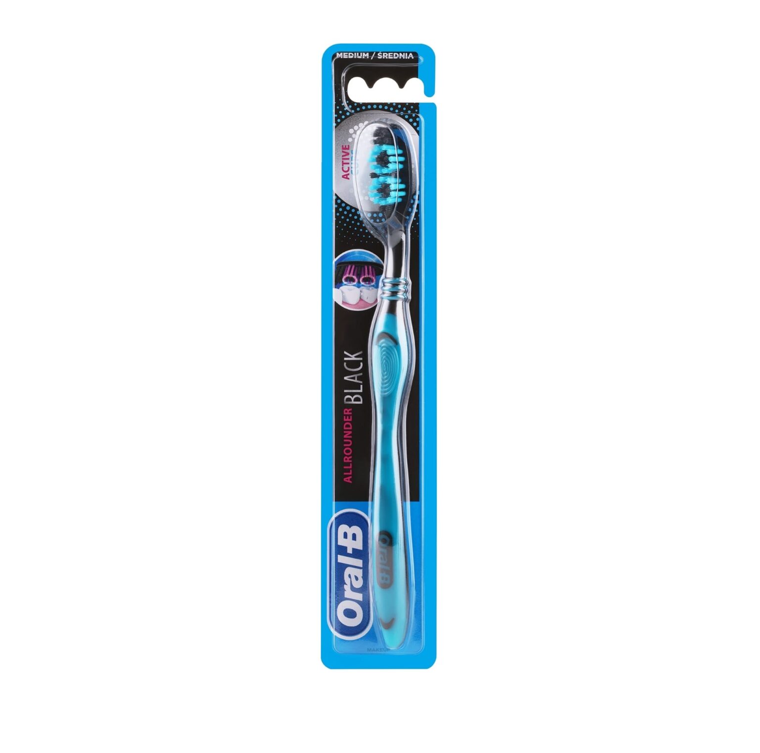 Oral-B  All Rounder Black toothbrush