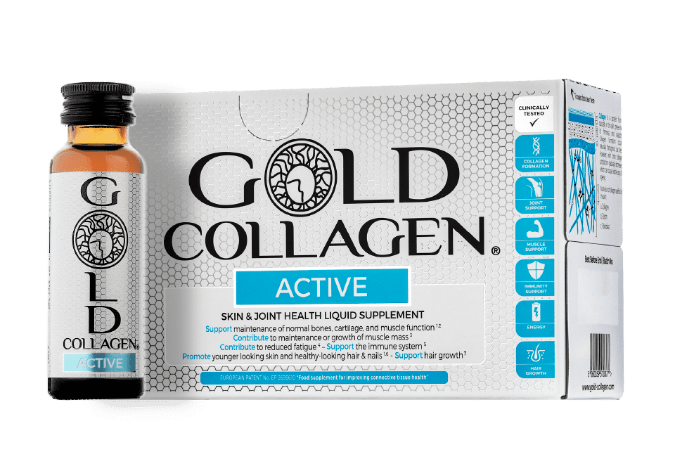 Gold collagen-Active - Collagen Supplements for Women & Men 
