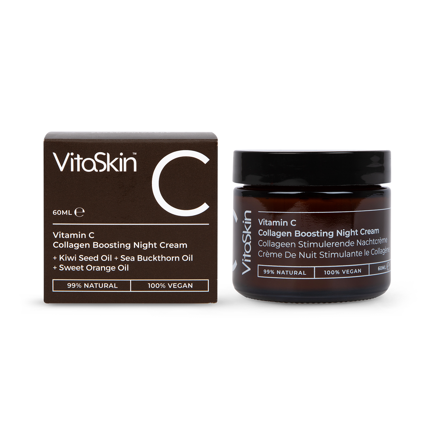 VitaSkin Vitamine C Collageen Boosting Night Cream - 60ml