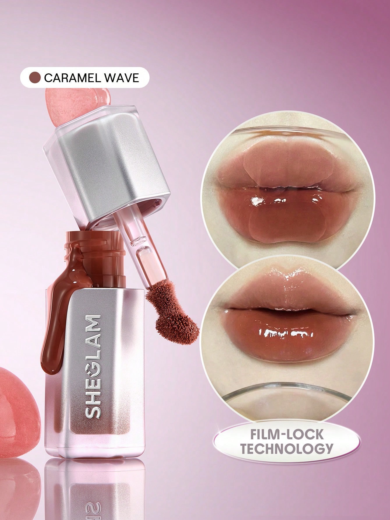 Sheglam- lock air gloss-caramel wave 