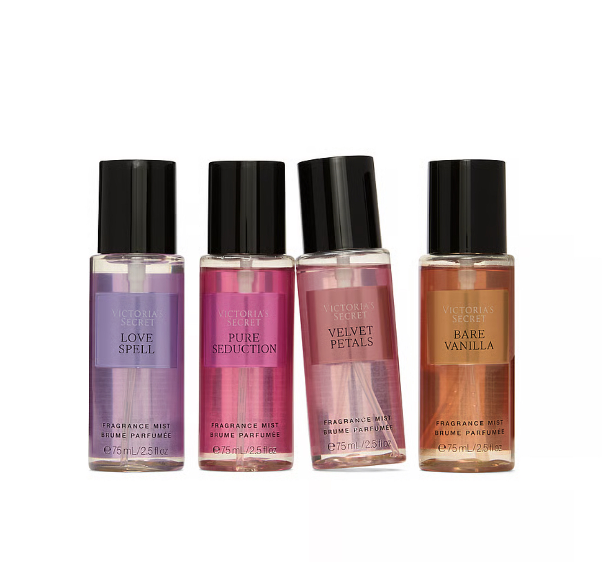victora secret-BODY FRAGRANCE Most Loved Mists Gift Set-75ml