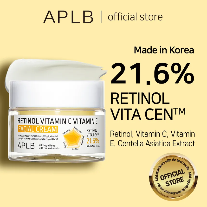 Aplb-Retinol Vitamin C Vitamin E Facial Cream 55 Ml