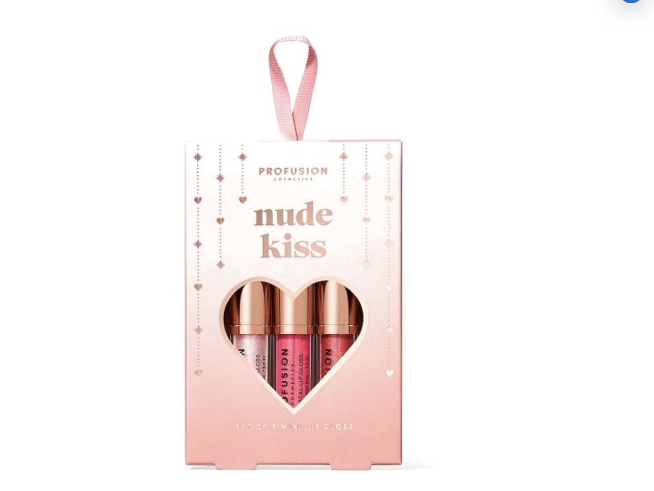 Profusion Nude Kiss Mini Lip Glosses