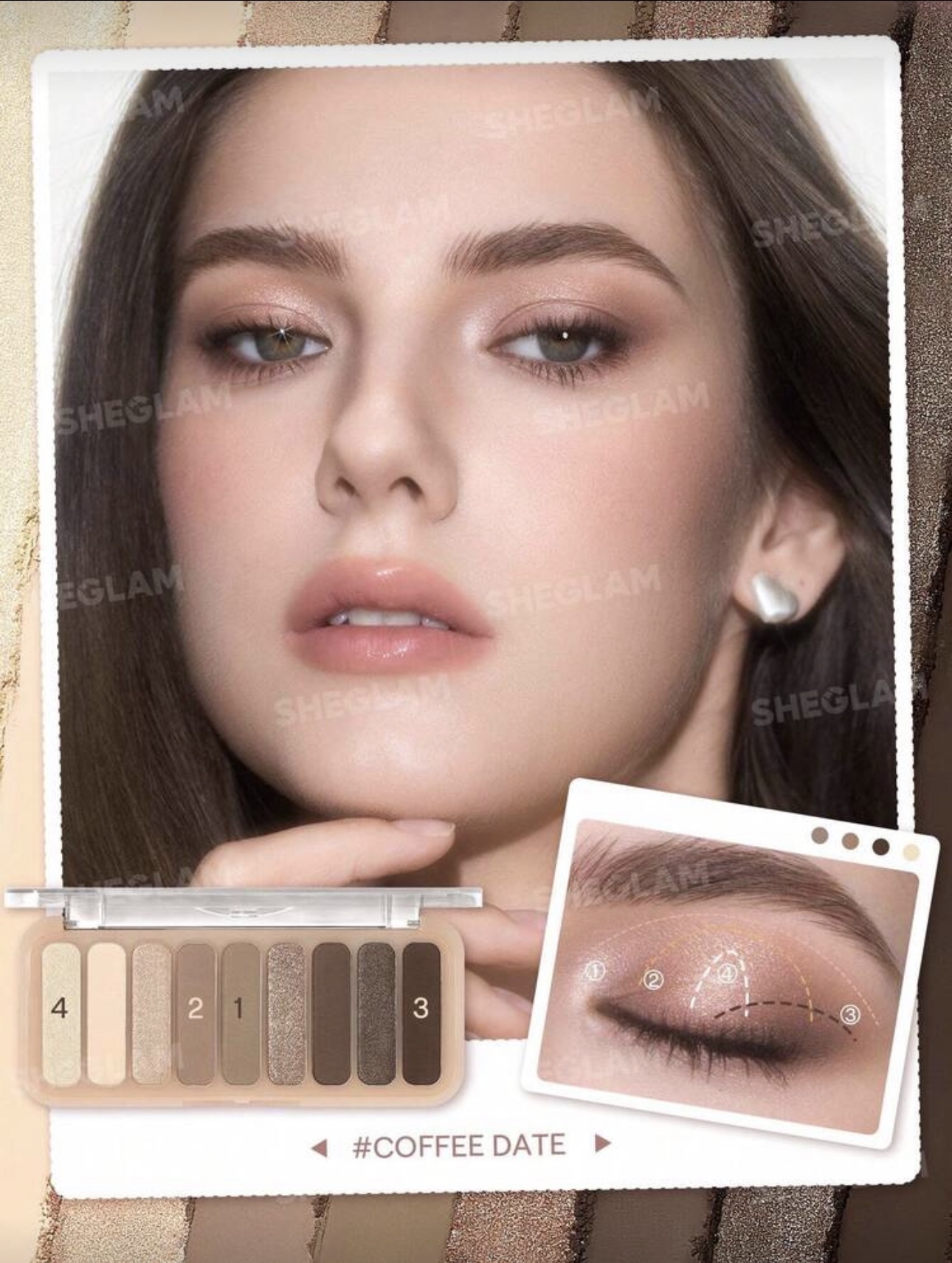 Sheglam-eyeshadow palette-coffee date