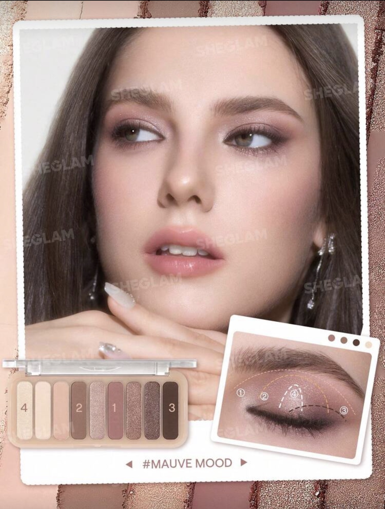 Sheglam-eyeshadow palette-Mauve mood