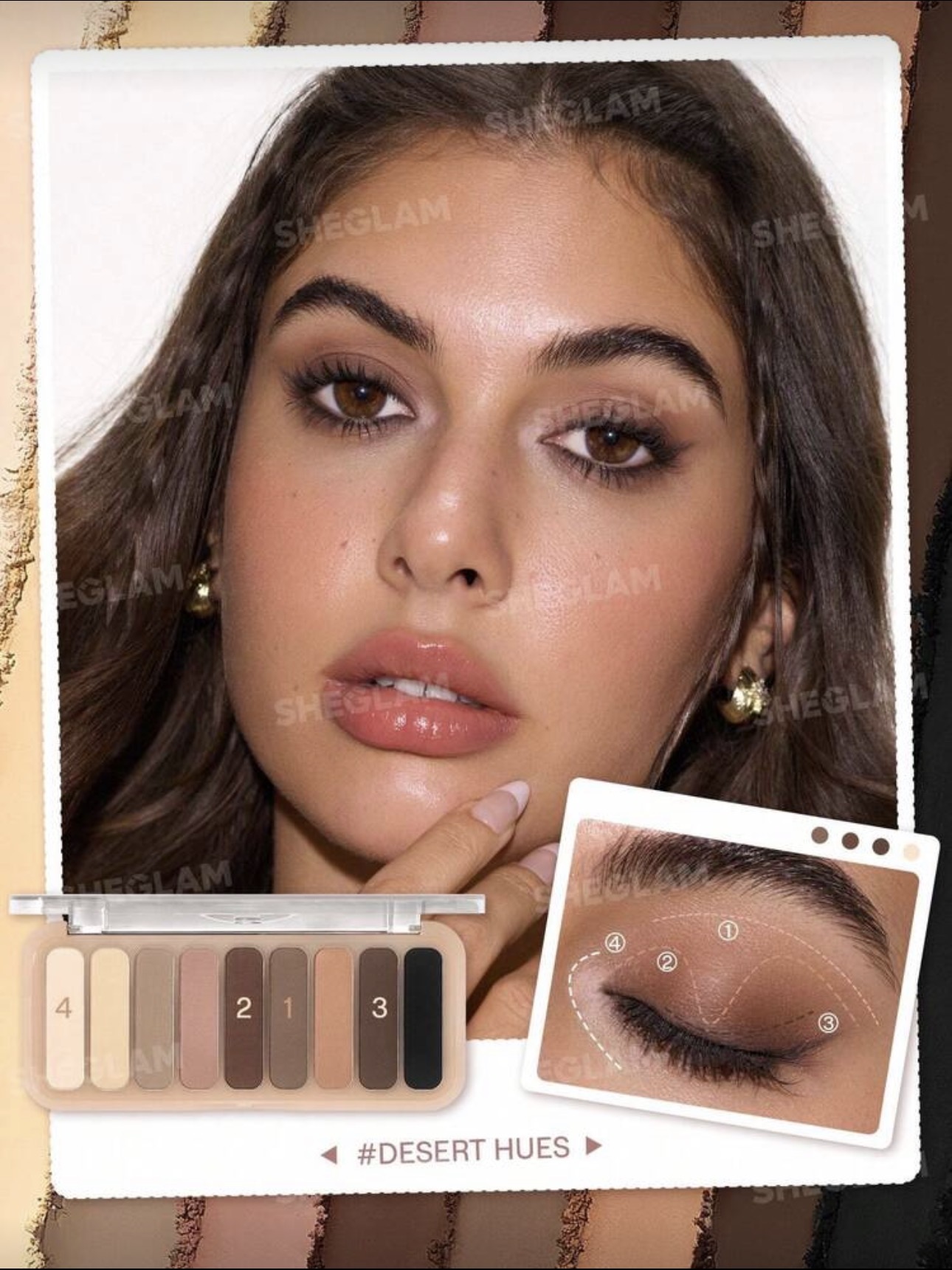 Sheglam-eyeshadow palette-Desert hues